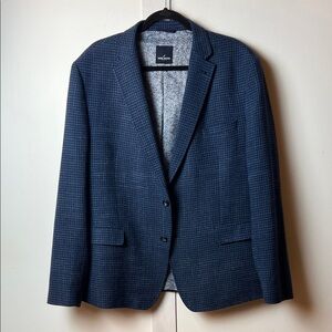 European Men's Blue Sport Jacket Blazer